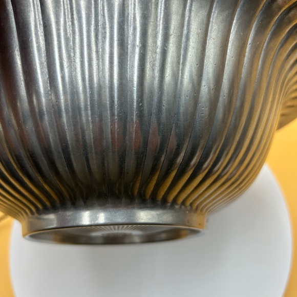 Wilton Armetale flutes and pearls serving bowl, Christmas, Easter, thanksgiving - Picture 4 of 5